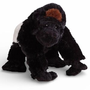Ganz webkins Silverback Gorilla Stuffed Animal Toy EUC